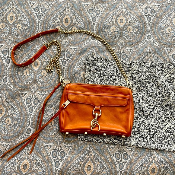 Rebecca Minkoff Handbags - Rebecca Minkoff Mini Mac Tan handbag/crossbody.